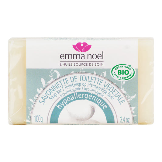 941326 Mýdlo rostlinné hypoalergenní 100 g BIO   EMMA NOËL-1