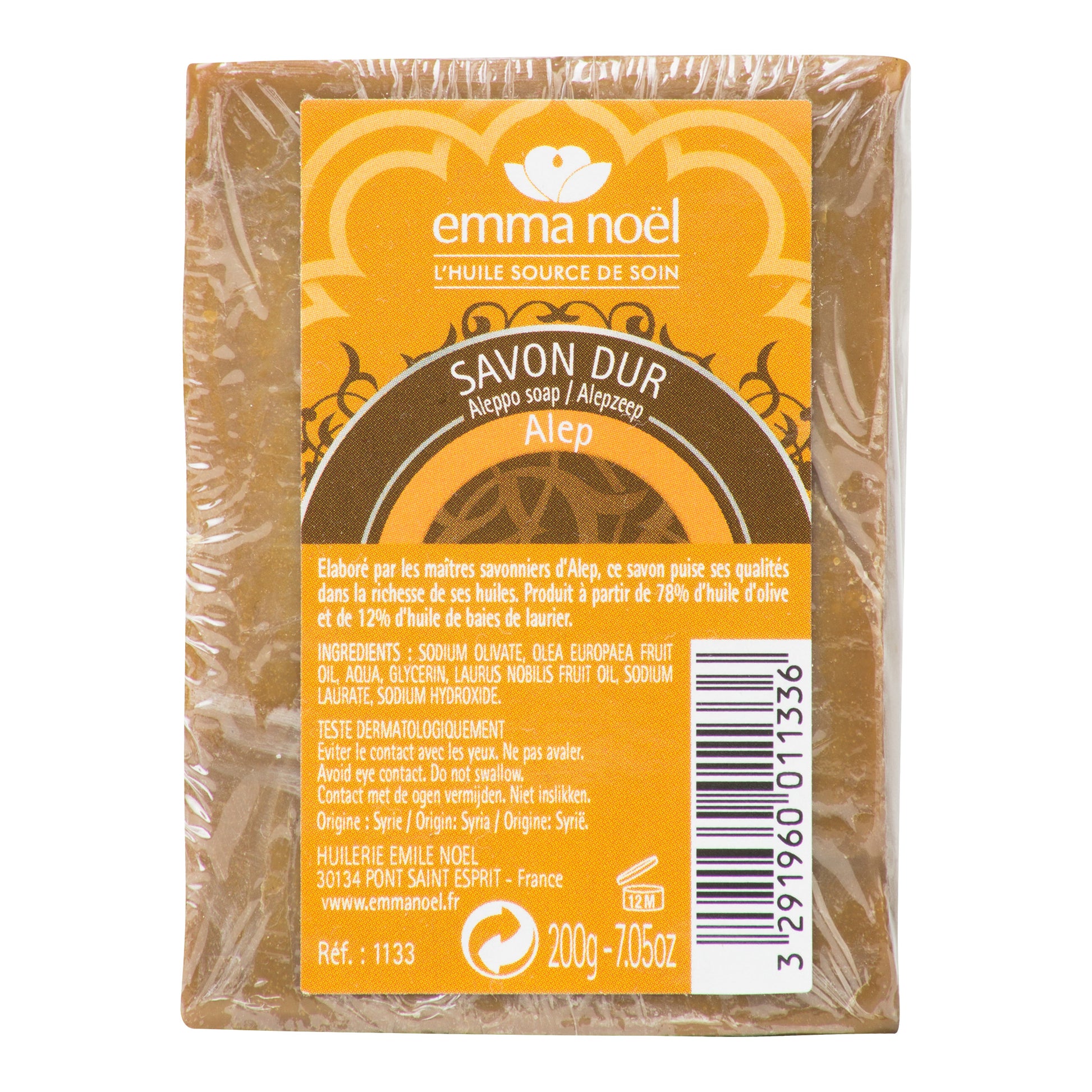941338 Mýdlo syrské Alep 200 g   EMMA NOËL-1