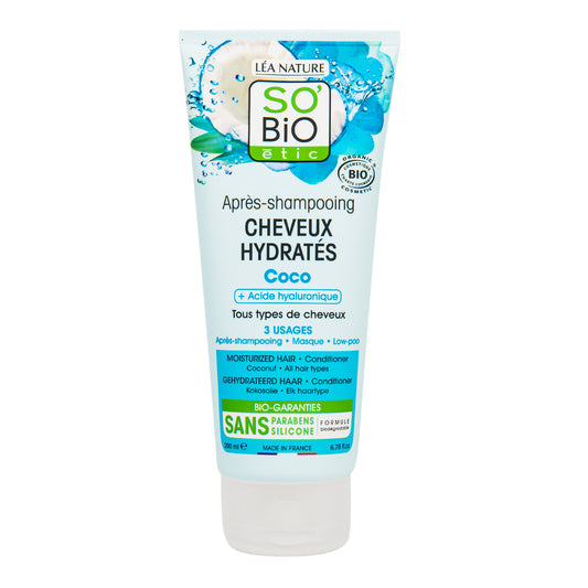 942367 Kondicionér hydratační kokos a kyselina hyaluronová 200 ml BIO   SO’BIO étic-1