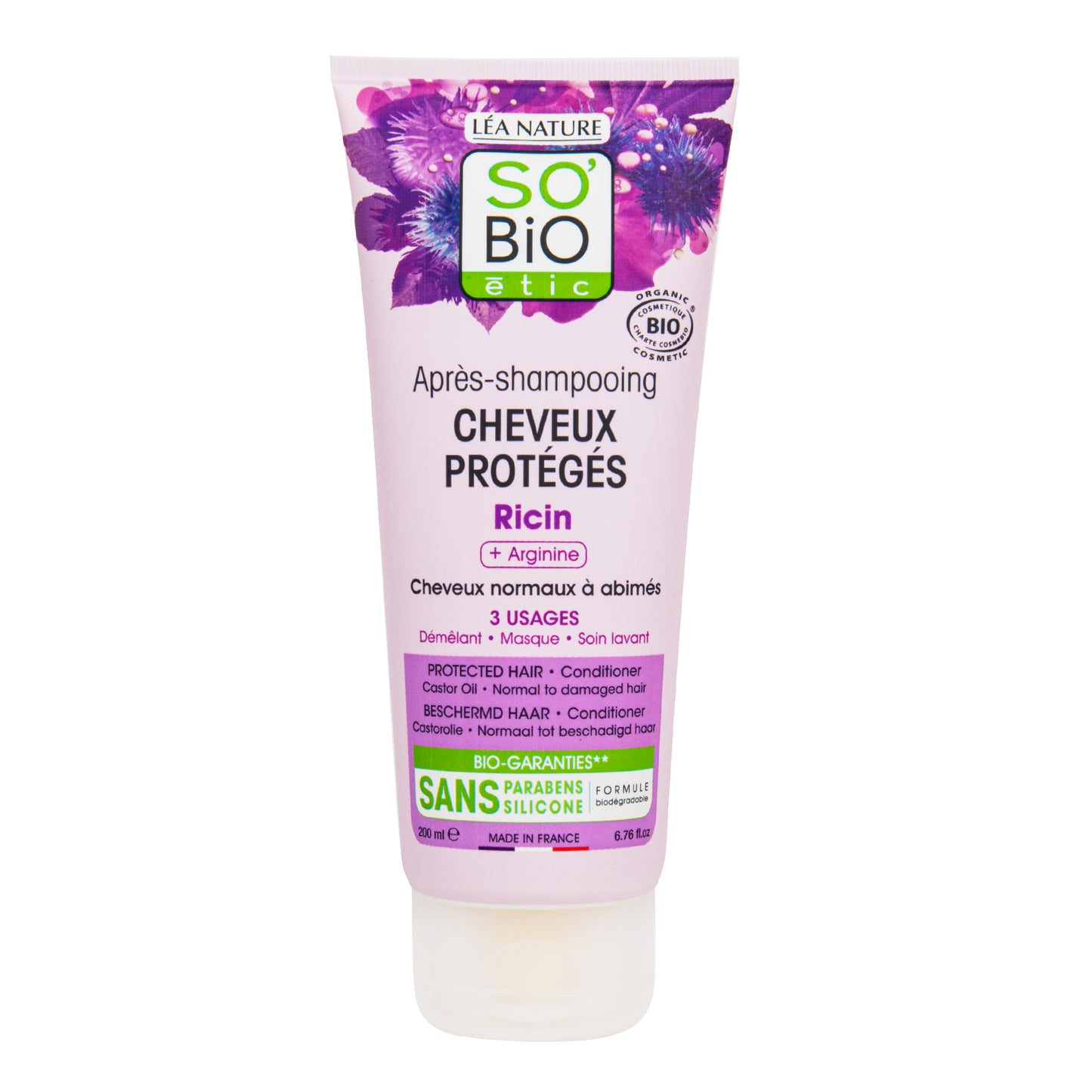 942369 Kondicionér ochranný s ricinem a argininem 200 ml BIO  SO’BIO étic-1