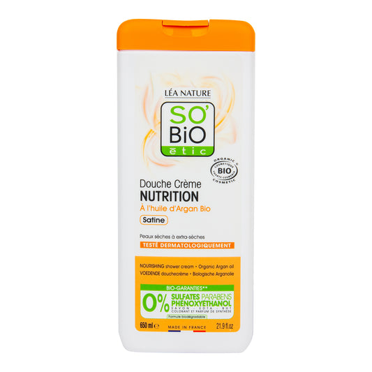 942376 Krém sprchový NUTRITION s arganovým oleje 650 ml BIO  SO’BiO étic-1
