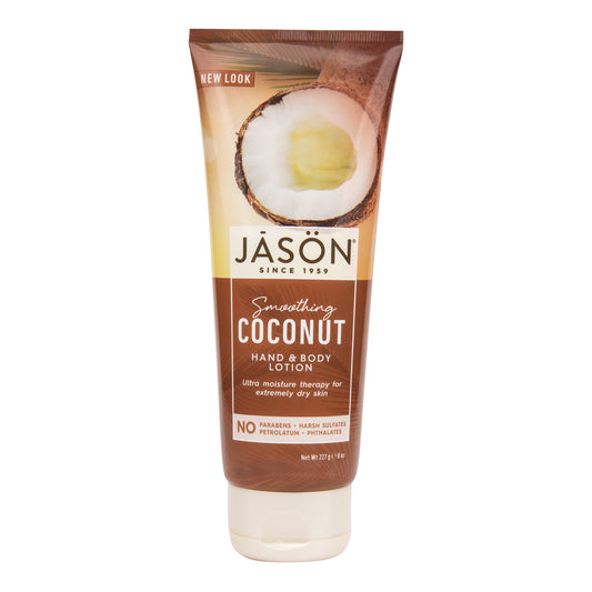 943495 Mléko tělové s panenským kokosovým olejem 227 g   JASON-1