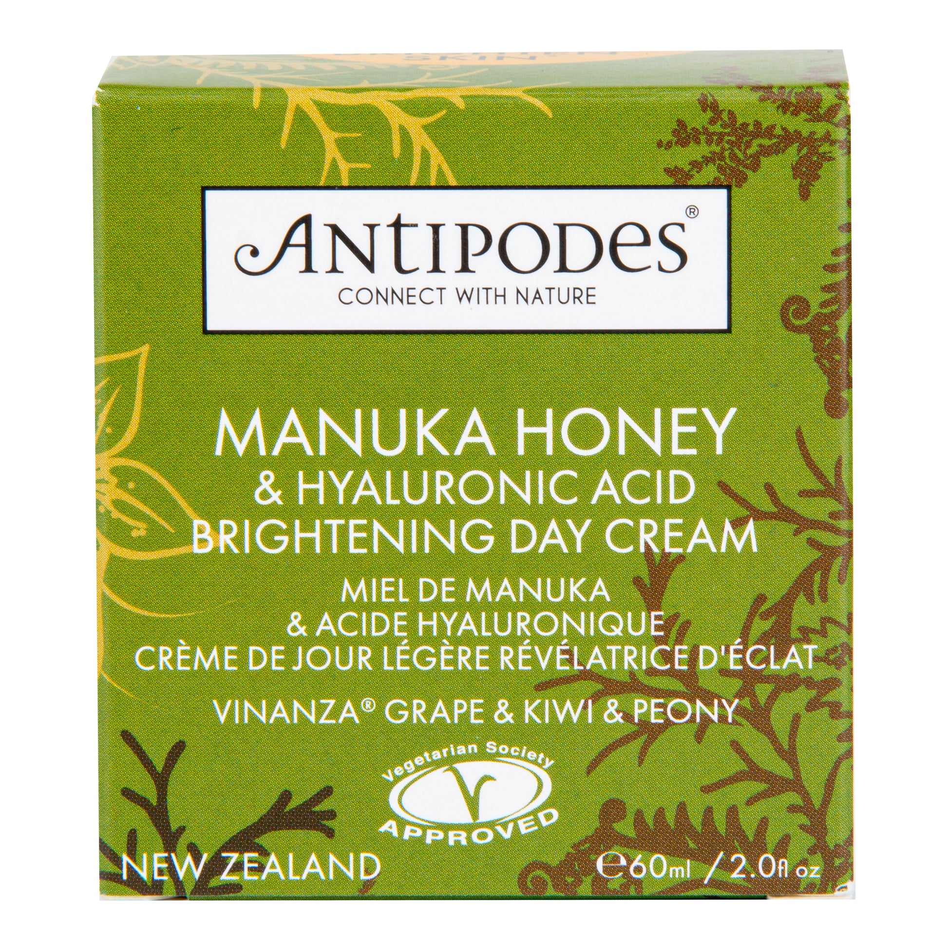 943728 Krém denní lehký rozjasňující MANUKA HONEY 60 ml   ANTIPODES-1