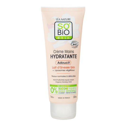 943810 Krém na ruce hydratační s oslím mlékem 75 ml BIO   SO’BiO étic-1