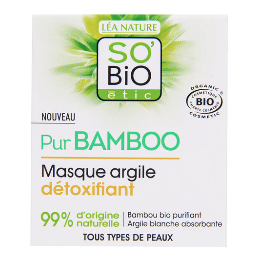 943813 Detoxikační pleťová maska s jílem – řada Pur BAMBOO 50 ml BIO   SO’BiO étic-4