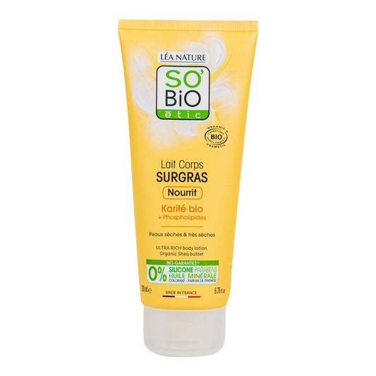 943817 Mléko tělové ultra výživné s karité 200 ml BIO  SO’BIO étic  -1