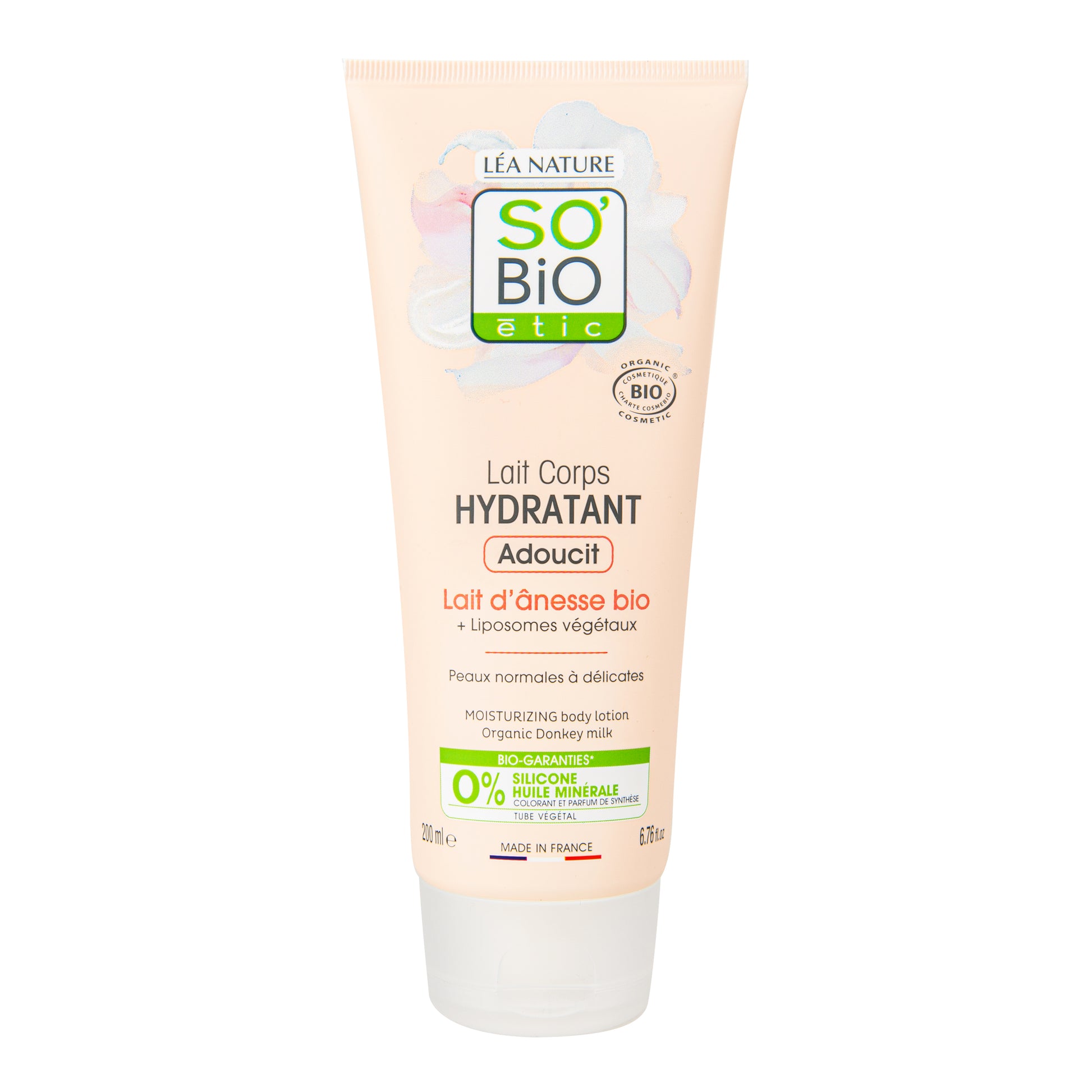 943887 Mléko tělové změkčující s oslím mlékem 200 ml BIO   SO’BiO étic-1