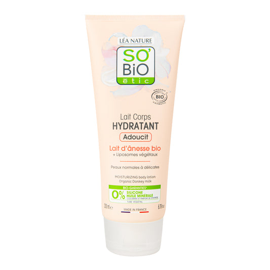 943887 Mléko tělové změkčující s oslím mlékem 200 ml BIO   SO’BiO étic-1
