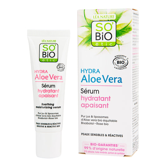943892 Sérum pleťové Aloe vera — zklidnění a hydratace pro citlivou pleť 30 ml BIO   SO’BiO étic-1