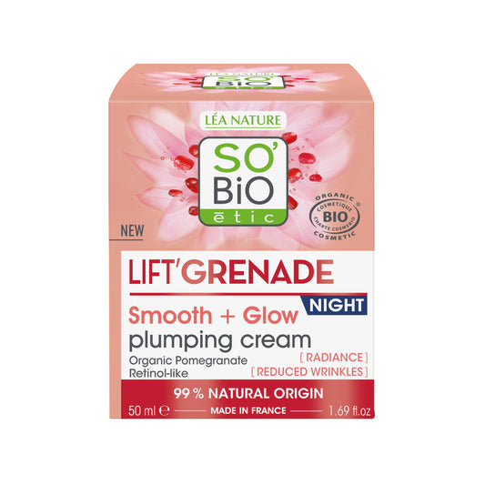 943963 Krém noční rozjasňující proti vráskám Grenade 50 ml BIO   SO’BiO étic-1