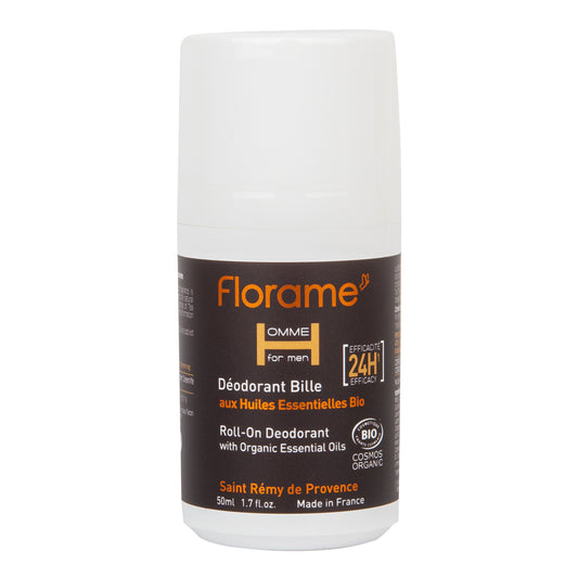 944202 Deodorant přírodní pánský 24h roll-on HOMME 50 ml BIO   FLORAME-1