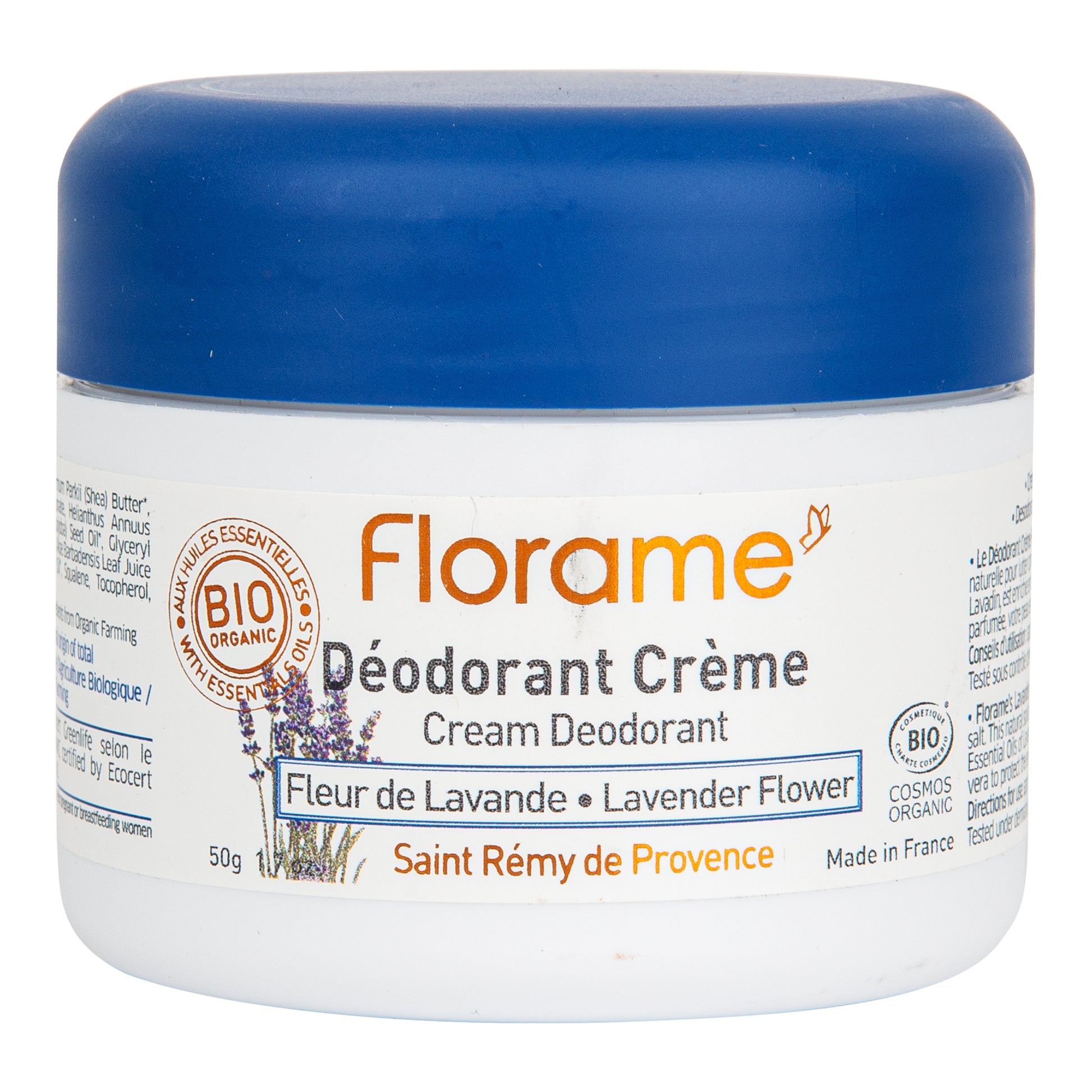 944207 Deodorant krémový 24h vůně levandule 50 g BIO   FLORAME-1