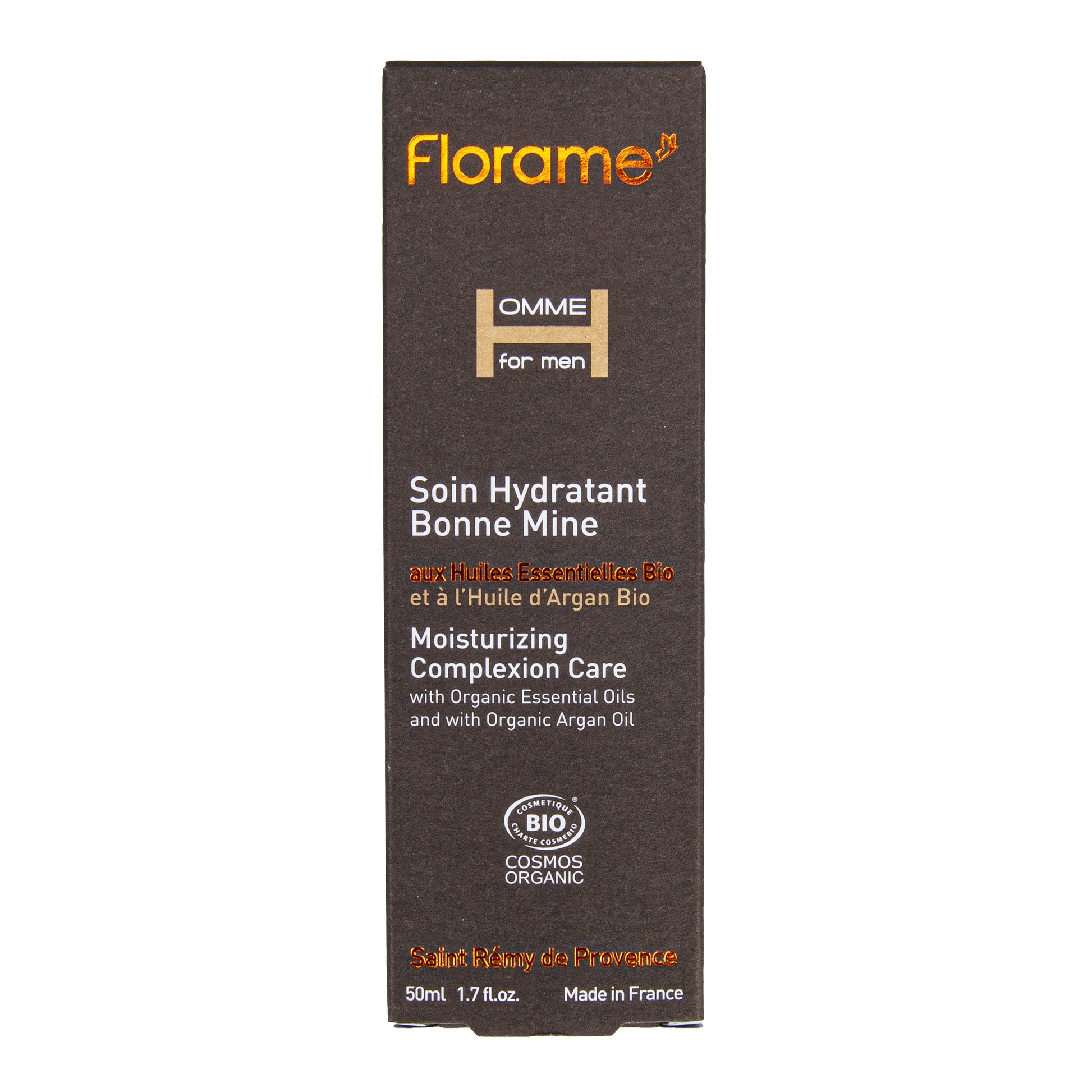 944211 Hydratační péče o pleť HOMME s arganovým olejem 50 ml BIO   FLORAME-1