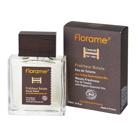 944215 Toaletní voda HOMME Fresh Woods 100 ml BIO   FLORAME-1