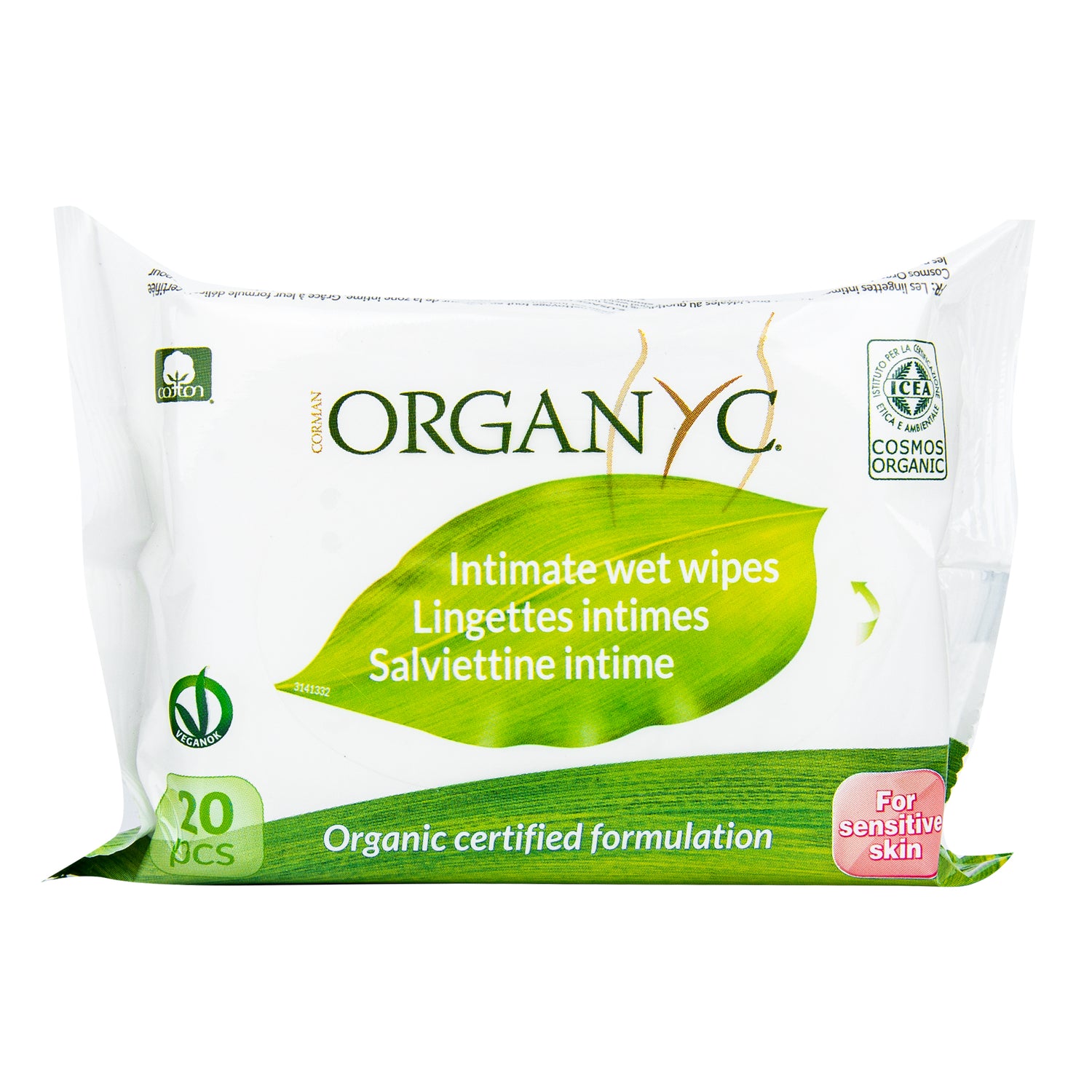 946233 Dámské čisticí ubrousky 20 ks BIO bavlna   ORGANYC-2