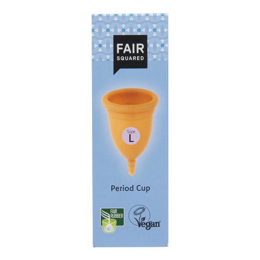 946259 Kalíšek menstruační L z přírodního latexu s látkovým sáčkem   FAIR SQUARED-1