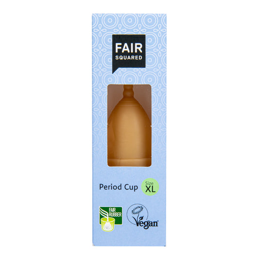 946290 Kalíšek menstruační XL z přírodního latexu s látkovým sáčkem  FAIR SQUARED-1
