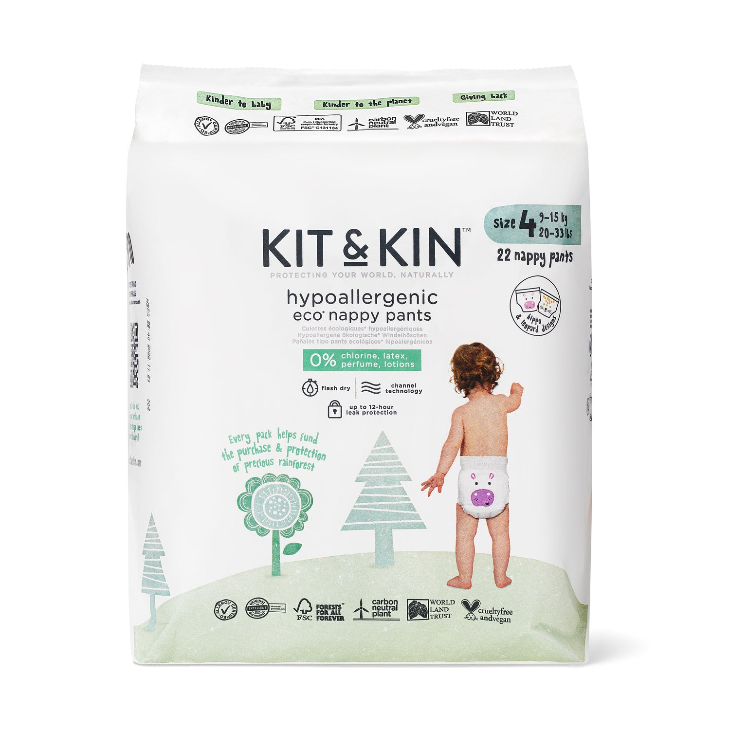 946300 Kalhotky plenkové EKO velikost 4 22 ks KIT & KIN-1