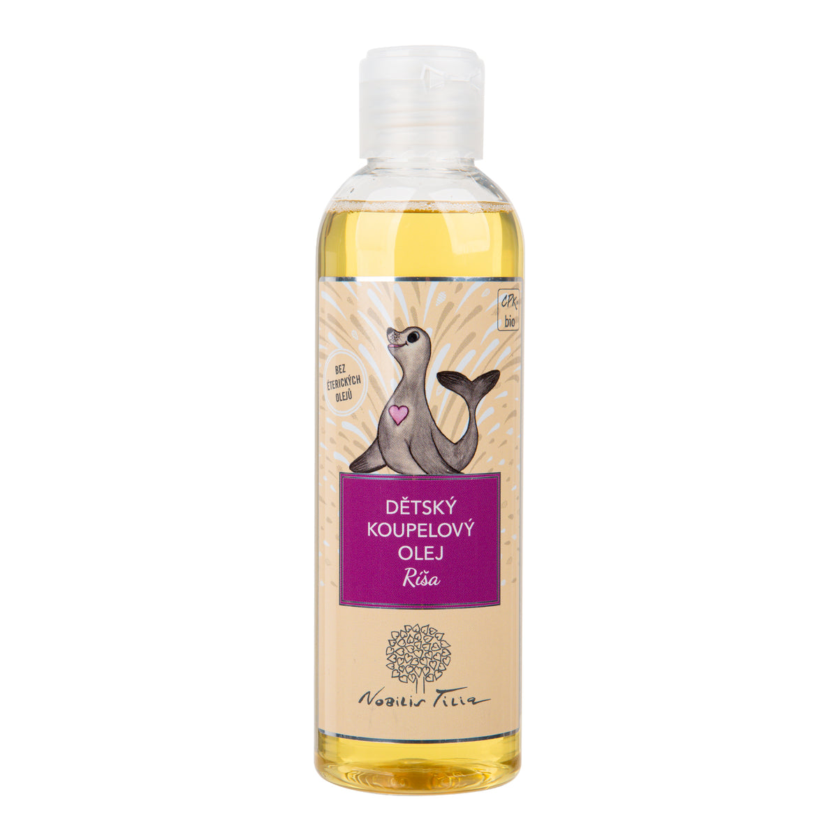 948817 Olej dětský koupelový Ríša 200 ml BIO   NOBILIS TILIA-1