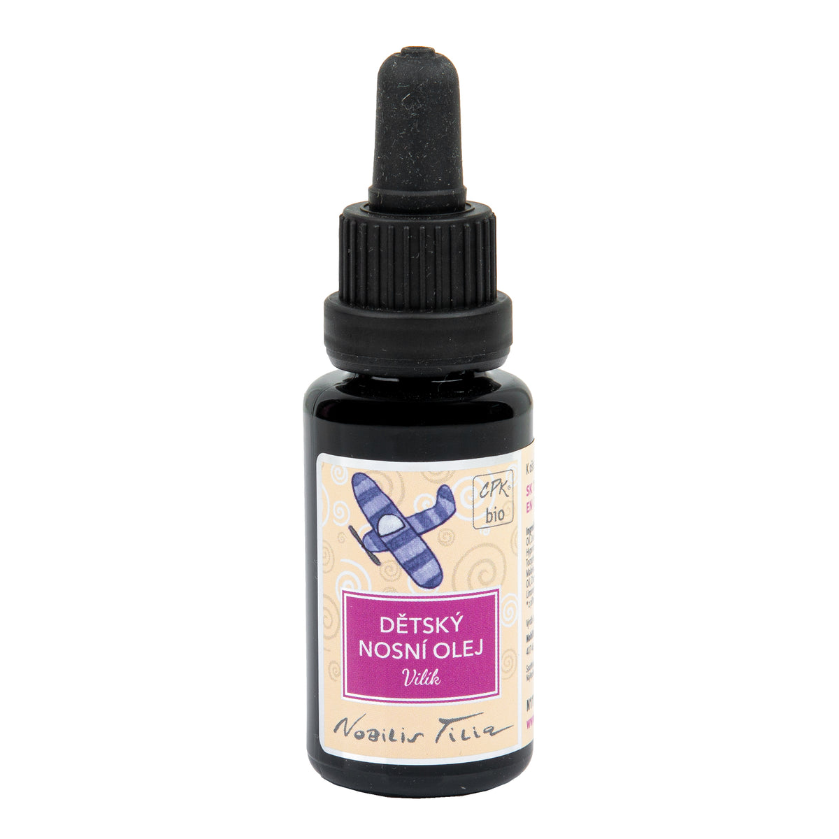 949523 Olej nosní dětský Vilík 20 ml BIO   NOBILIS TILIA-1