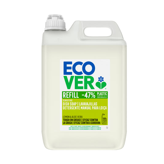 952044 ECOVER  přípravek na mytí nádobí s aloe a citronem 5 l-1